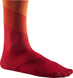 Mavic Chaussette - Graphic Stripes Socks Rouge