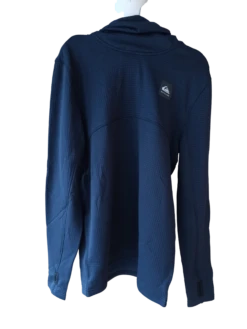 Polaires Quiksilver Steep Point Hoodie Fleece Mixte Noir